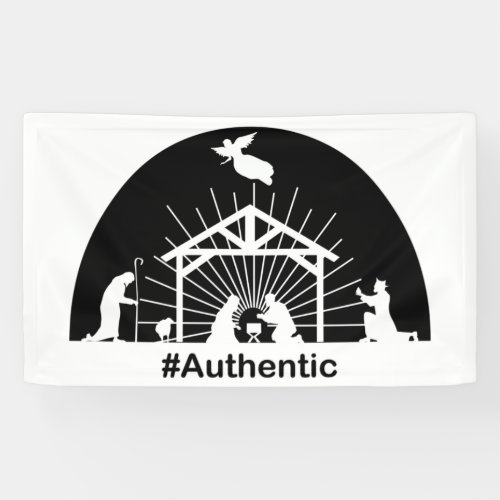 Nativity Authentic Banner