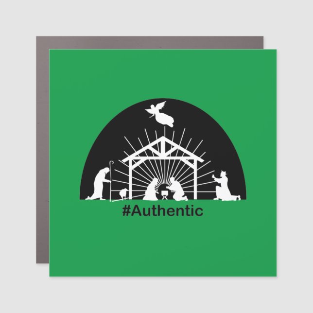 Nativity Authentic Car Magnet (Front)