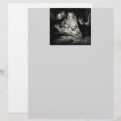 Nativity Baby Jesus Virgin Mary Angels Black White (Front/Back)