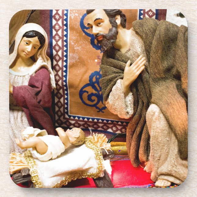 Nativity Beverage Coaster (Front)