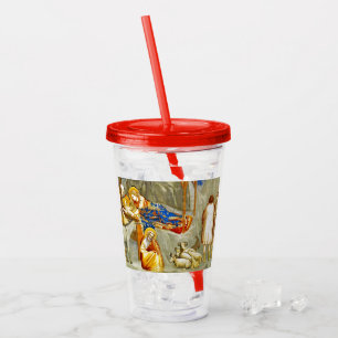 Nativity Birth of Jesus  Acrylic Tumbler