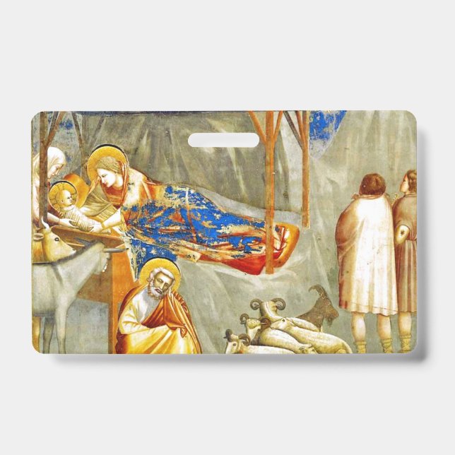 Nativity Birth of Jesus  Badge (Front)