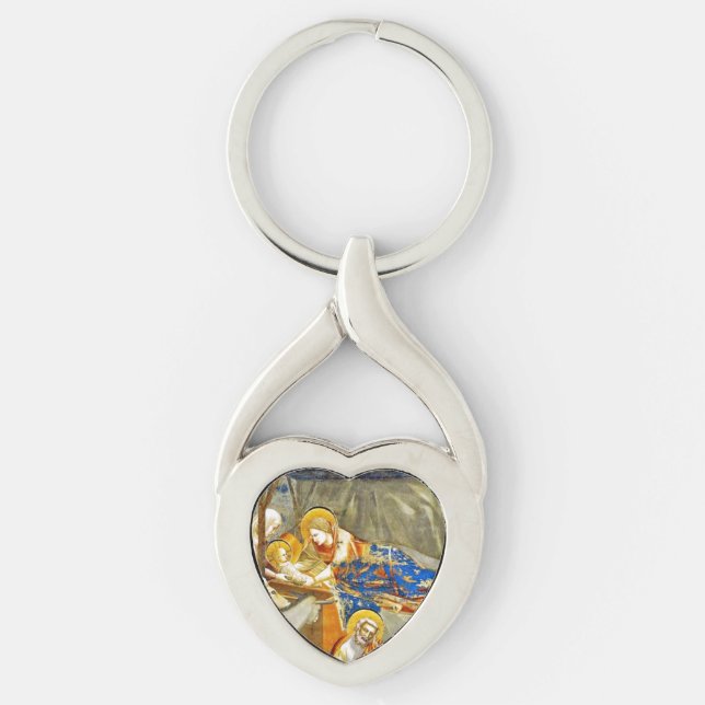 Nativity Birth of Jesus  Keychain (Front)