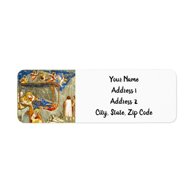 Nativity Birth of Jesus  Label (Front)
