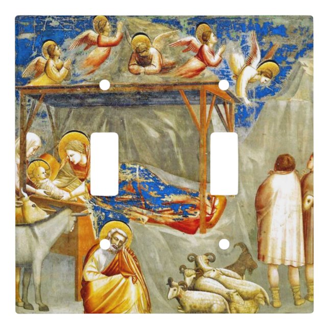Nativity Birth of Jesus  Light Switch Cover (Front)