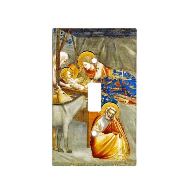 Nativity Birth of Jesus  Light Switch Cover (Front)