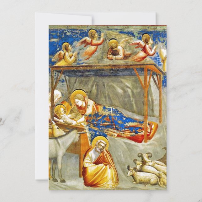 Nativity Birth of Jesus  Save The Date (Front)