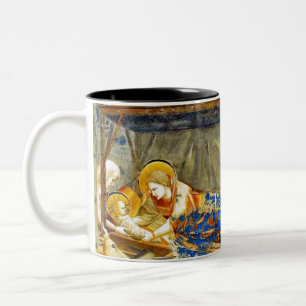 Nativity Birth of Jesus Two-Tone Coffee Mug