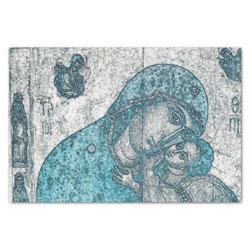 Nativity Blessed Virgin Mary Baby Jesus Tissue Pap Tissue Paper