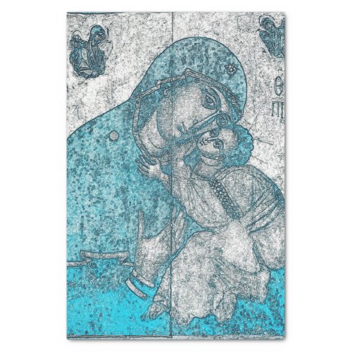 Nativity Blessed Virgin Mary Baby Jesus Tissue Paper