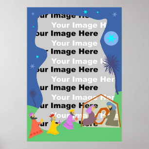 Nativity Border Poster