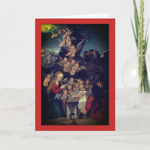NATIVITY BY CRANACH RENAISSANCE CHRISTMAS CARD