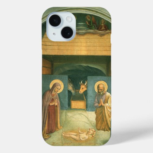 Nativity by Fra Angelico iPhone 15 Case