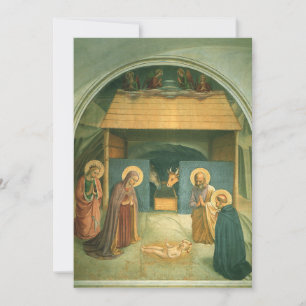 Nativity by Fra Angelico Invitation