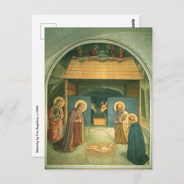 Nativity by Fra Angelico Postcard (Front/Back)