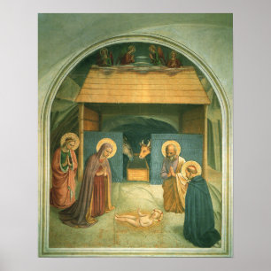 Nativity by Fra Angelico Poster