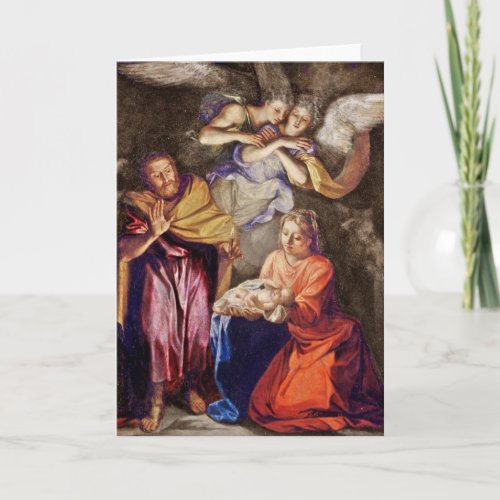 Nativity by Noel Coypel Holiday Card