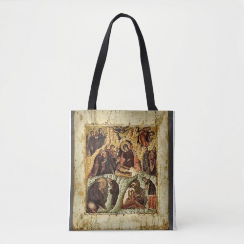 Nativity Byzantine Orthodox Christian Icon Tote Bag