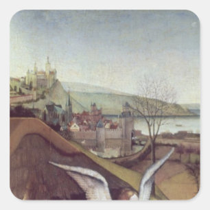 Nativity, c.1425 square sticker