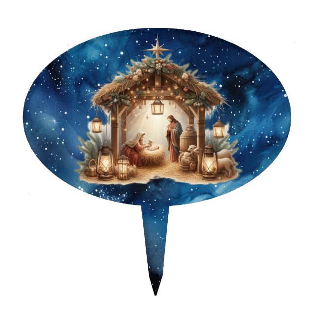 Nativity Cake Topper (Front)