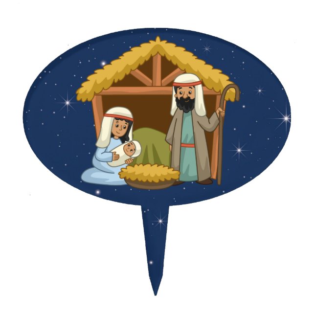 Nativity Cake Topper (Front)