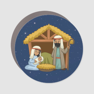 Nativity Car Magnet