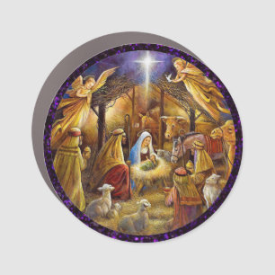 Nativity Car Magnet