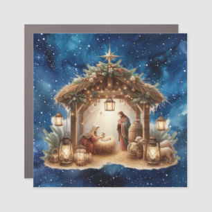 Nativity Car Magnet