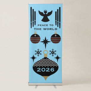 Nativity Christian Christmas Holiday Decor. Retractable Banner