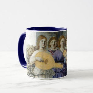 NATIVITY,CHRISTMAS ANGELS by PIERO DELLA FRANCESCA Mug