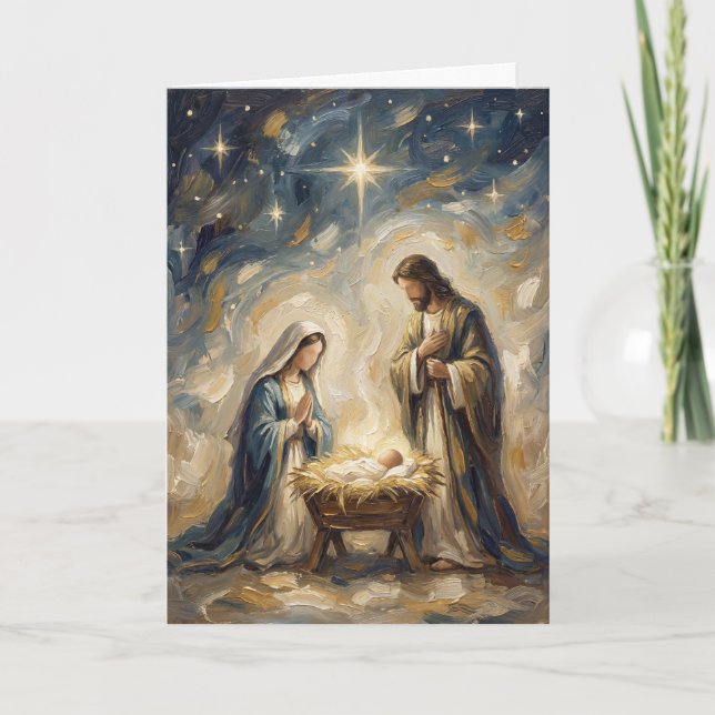 Nativity Christmas Card (Front)