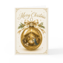 Nativity Christmas Card