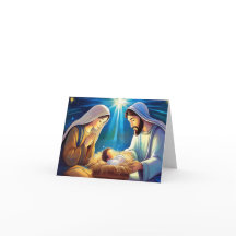 Nativity Christmas card