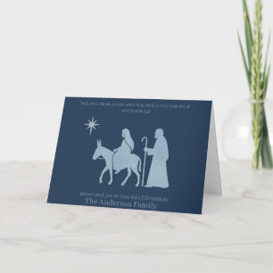 Nativity Christmas Card – Call Him Jesus