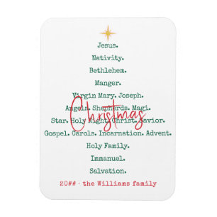Nativity Christmas Christian Faith Jesus Religious Magnet