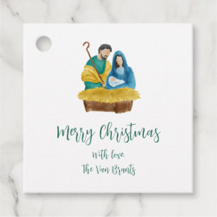 Nativity Christmas Gift Tag