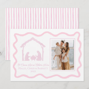 Nativity Christmas Greeting, Holiday Family Photo
