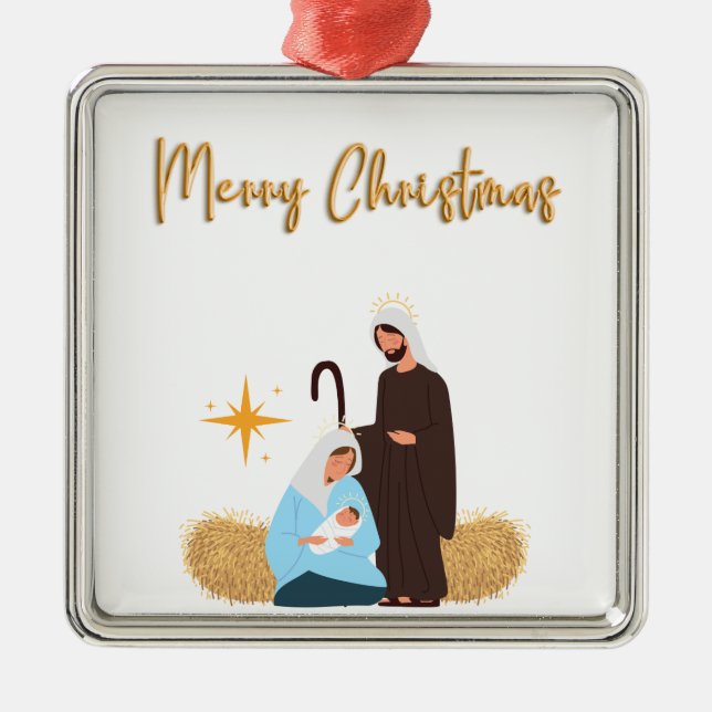 Nativity Christmas ornament (Front)