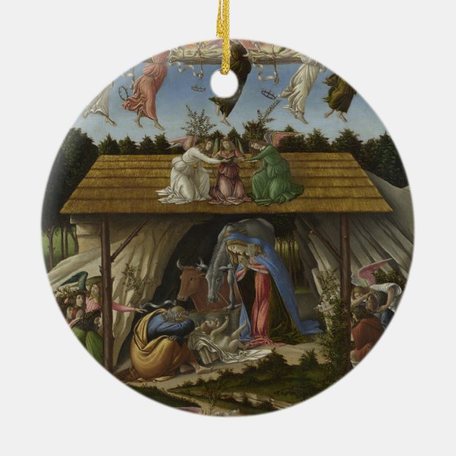 Nativity Christmas Ornament (Back)