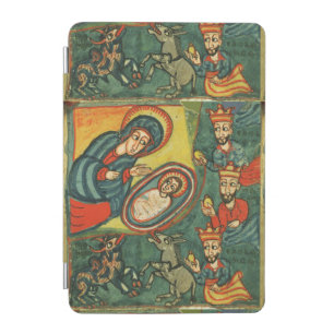 NATIVITY CHRISTMAS PARCHMENT ,ADORATION OF MAGI iPad MINI COVER