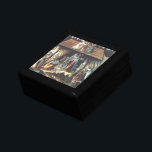 Nativity Christmas Scene Gift Box<br><div class="desc">What better way to present that special gift than to put it in an original wooden gift box, that is a unique and practical gift in itself. Add that watch, jewelry, keys to the new car, whatever. A gift inside a gift- for an extra special surprise. Made of lacquered wood,...</div>