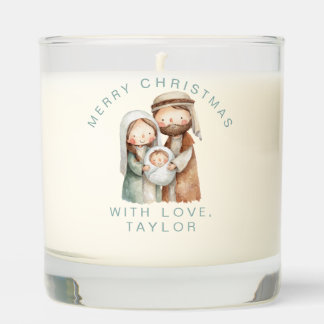 Nativity Christmas Scented Candle - Home Decor
