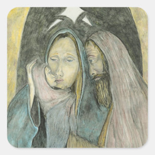 Nativity Christmas Stickers