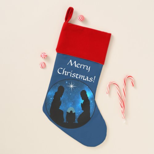 Nativity Christmas Stocking