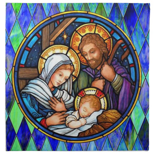 Nativity Cloth Napkin (Front)