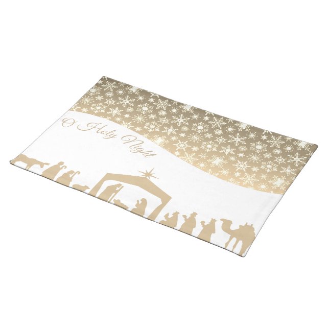 Nativity Cloth Placemat (On Table)