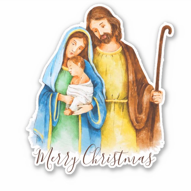 Nativity custom sticker (Front)