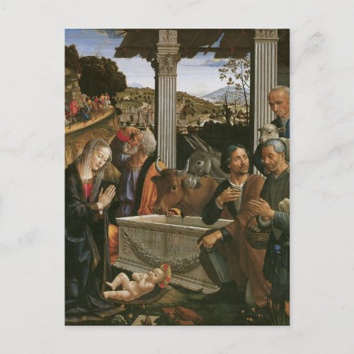 Nativity _ Domenico Ghirlandaio Postcards