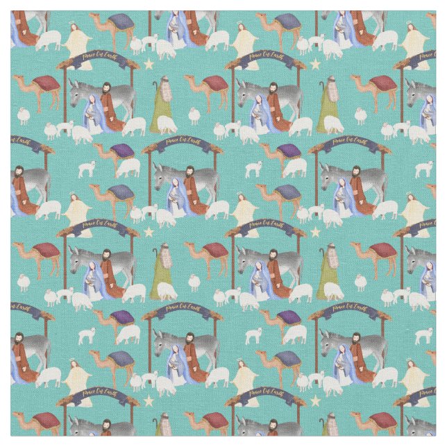 Nativity Fabric (Close Up)