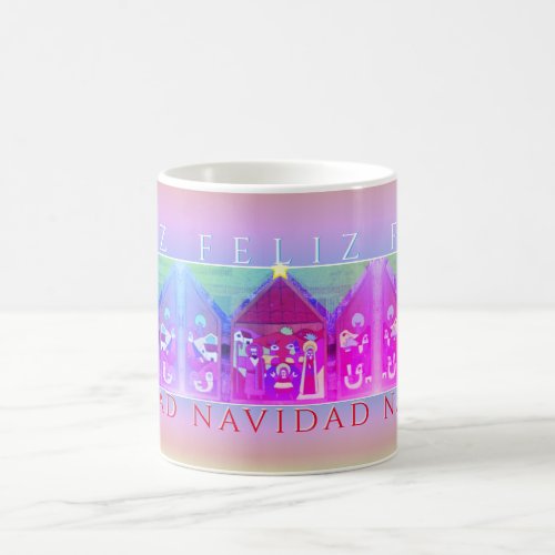 Nativity Feliz Navidad Coffee Mug